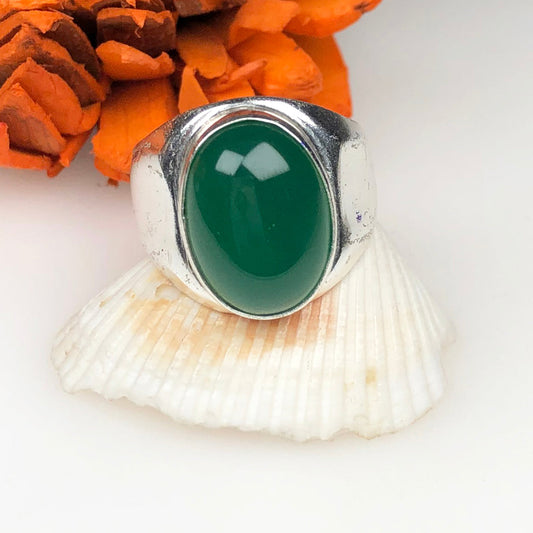 Elegant Green Onyx Ring for Women