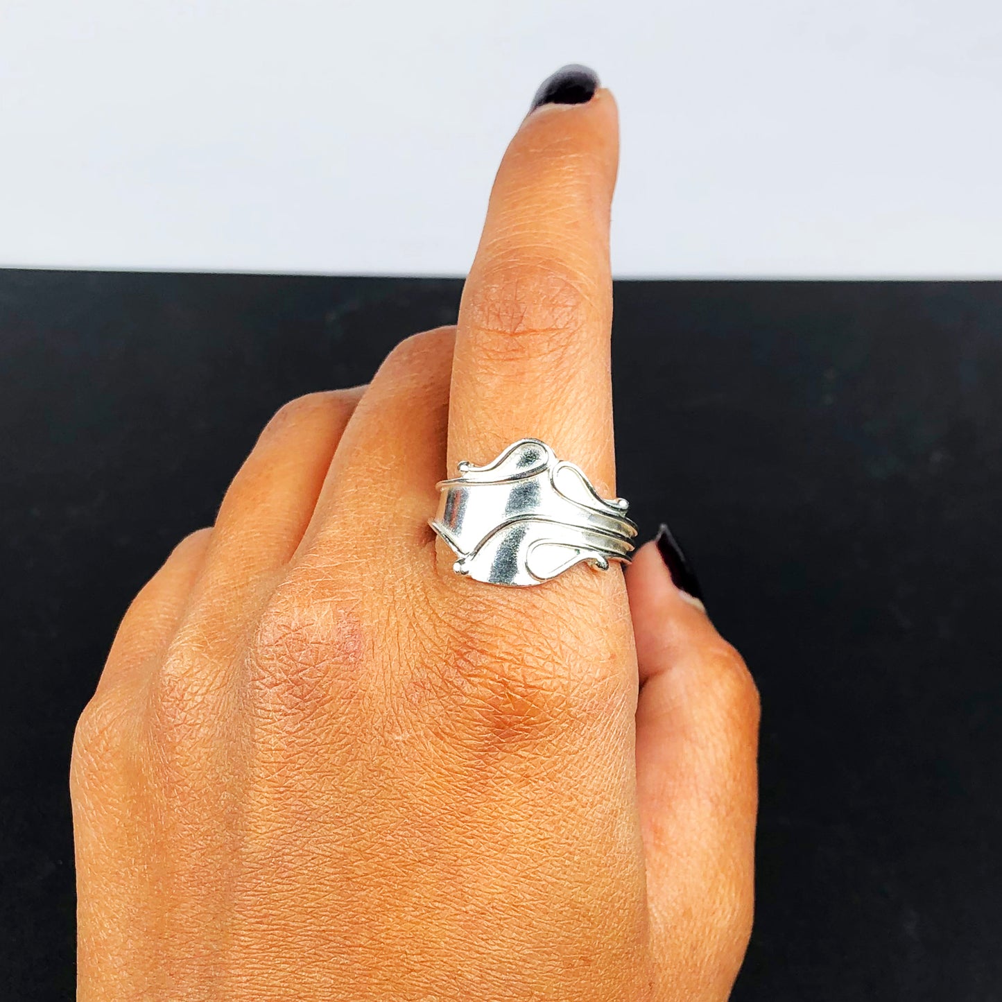 Tibet Sliver Ring for women and Girls stylish skin friendly nickle free,allure Design