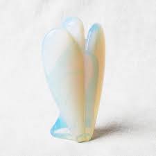 Beautiful White and Blue Flash Opalite Angels for Everyone