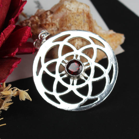 Precious Red Ruby Pendant