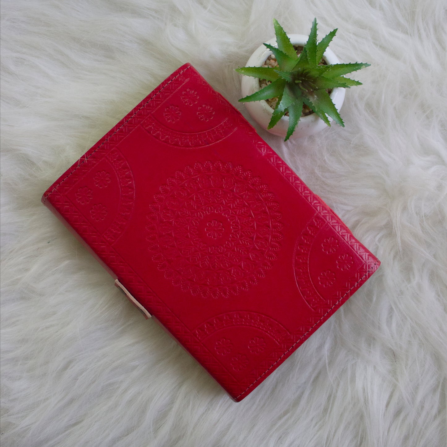 Red Onyx Leather Journal