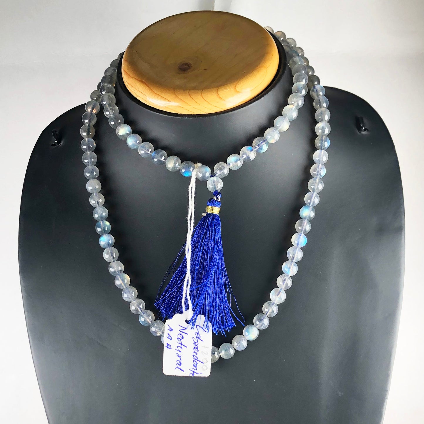 Blue Labradorite 108 Beads Mala/Necklace