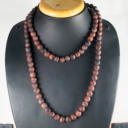 Red Tigereye 108 Beads Mala/Necklace