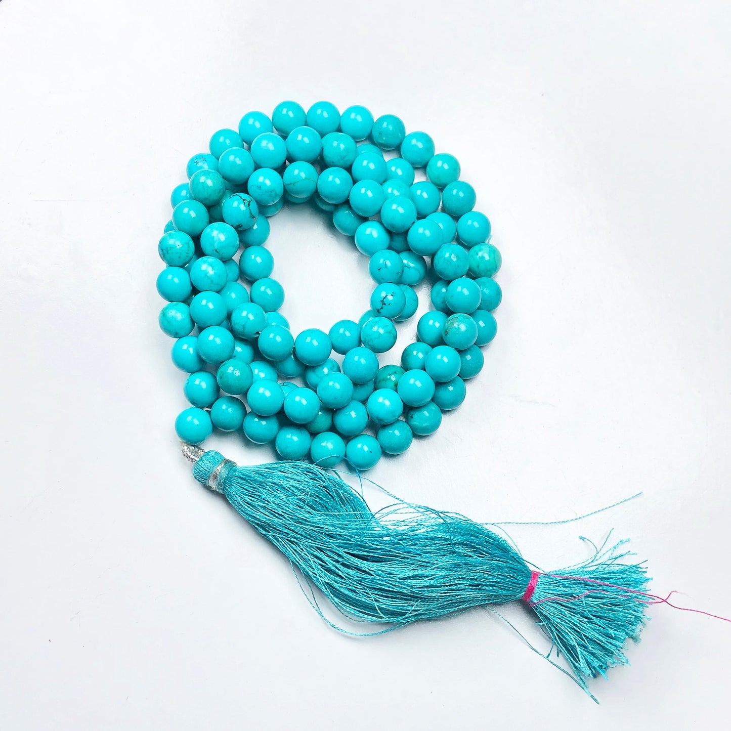 Blue Howlite 108 Beads Mala/Necklace