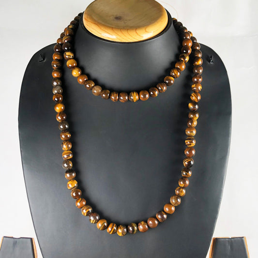 Golden Tigereye 108 Beads Mala/Necklace