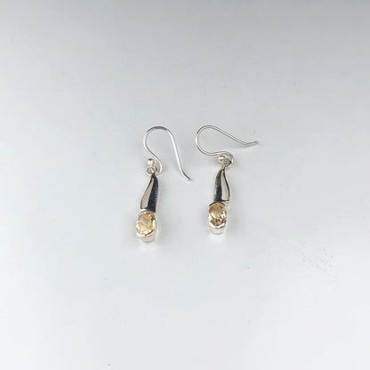 Yellow Citrine Earrings