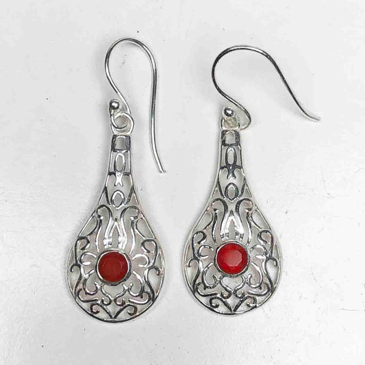 Red Carnelian Earrings