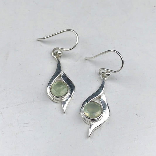 Green Opal Earrings