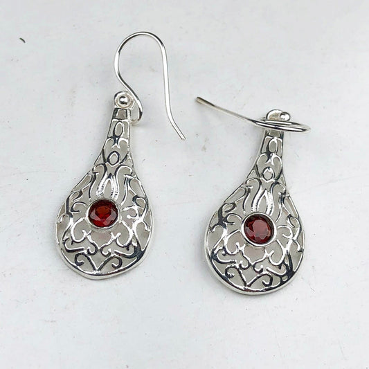 Red Onyx Earrings