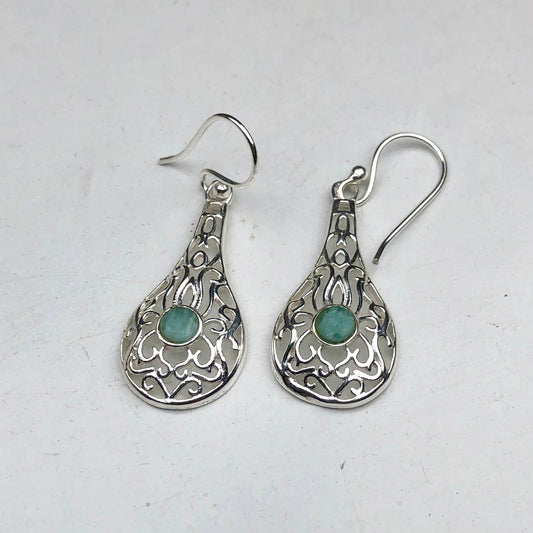 Blue Amazonite Earrings