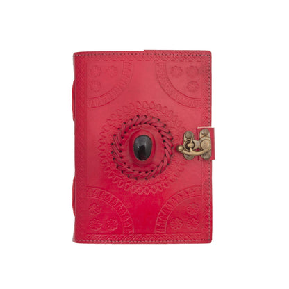 Red Onyx Leather Journal