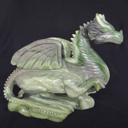 Pistachio Dragon Carving