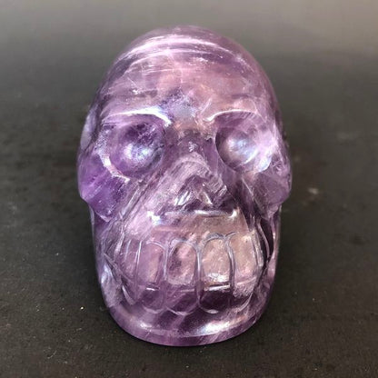 Purple Lepidolite Skull