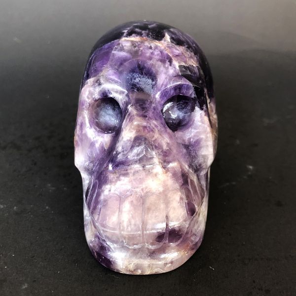 Purple Lepidolite Skull