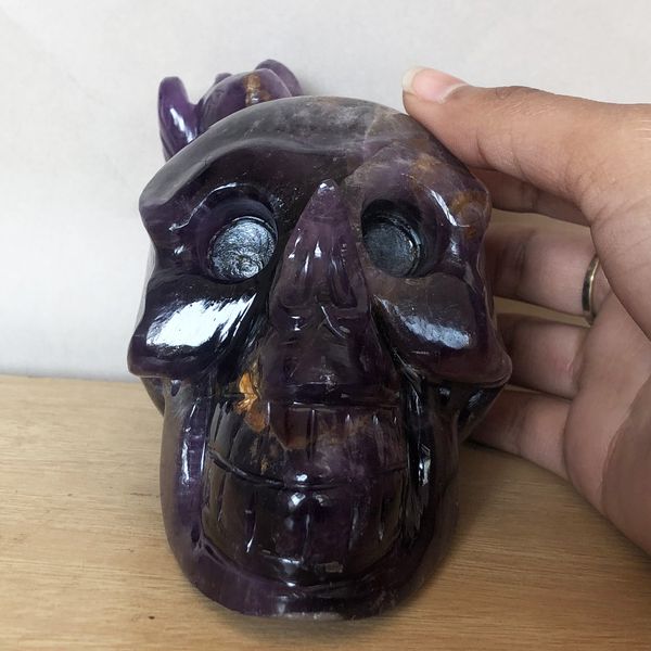 Ametrine Skull