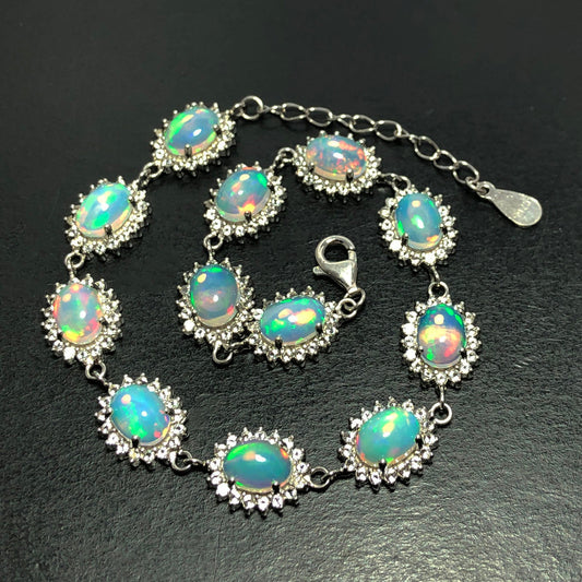 Top Selling Opal Sterling Silver Bracelet